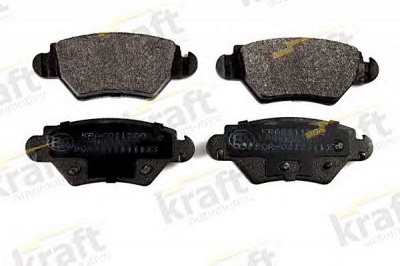 KRAFT AUTOMOTIVE 6011500 -  Комплект тормозных колодок, дисковый тормоз